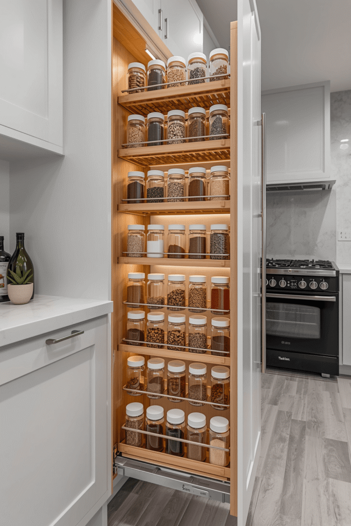 1 — Pull Out Pantry Cabinet Ideas for a More Organized Kitchen