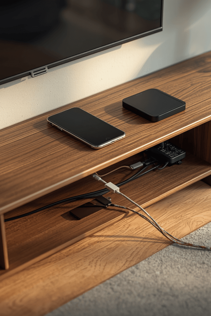10. Elegant Narrow Console Table Design