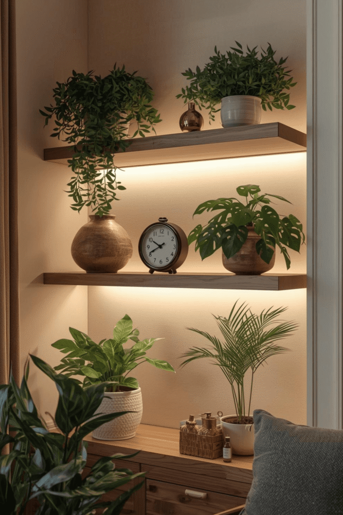2.Simple Interior Ideas for Small Spaces with Plants