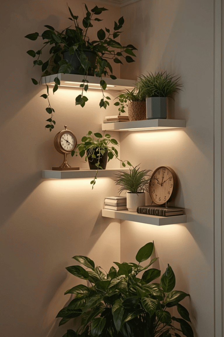 4.Creating a Minimalist Yet Lush Corner with Plants