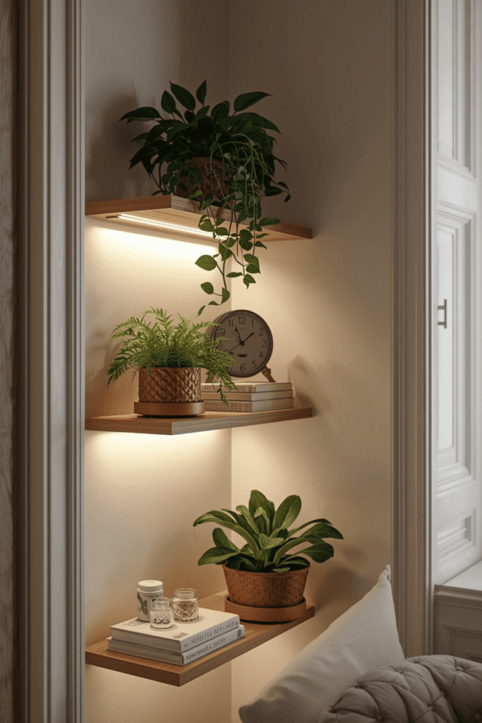 6.How Floating Shelves Can Transform Your Indoor Garden