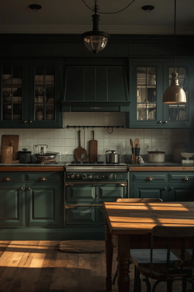 8) Warm Lighting Kitchen Interior