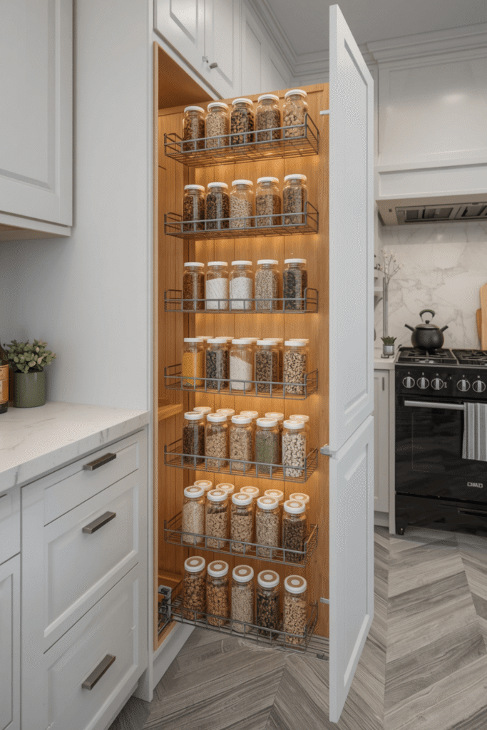 8 — Built In Pantry Cabinet Designs for a Clean Luxury Look