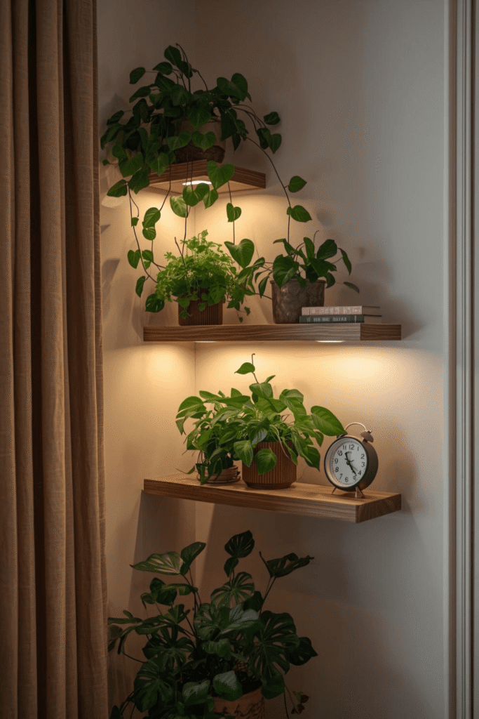 8.Modern Shelf Design Ideas to Showcase Your Indoor Plants