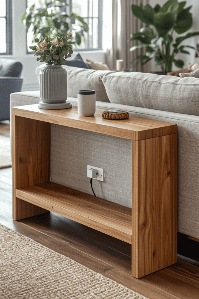 1. Slim Console Table for Small Spaces