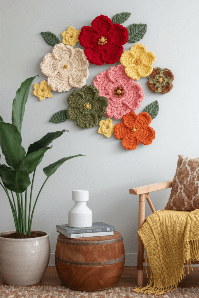 Choosing Colors for Crochet Floral Decor