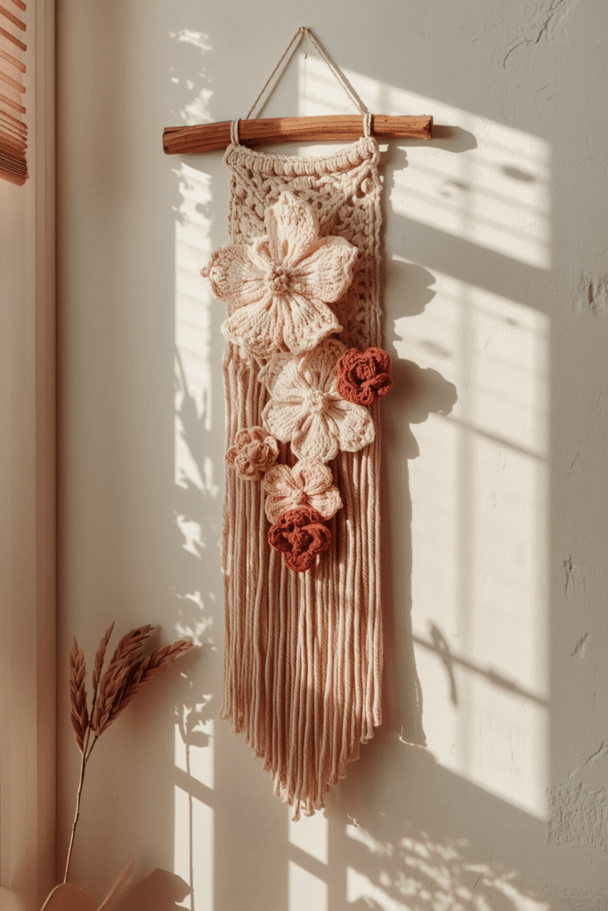 Crochet Hibiscus Wall Decor Ideas to Add a Bold Floral Touch to Your Home