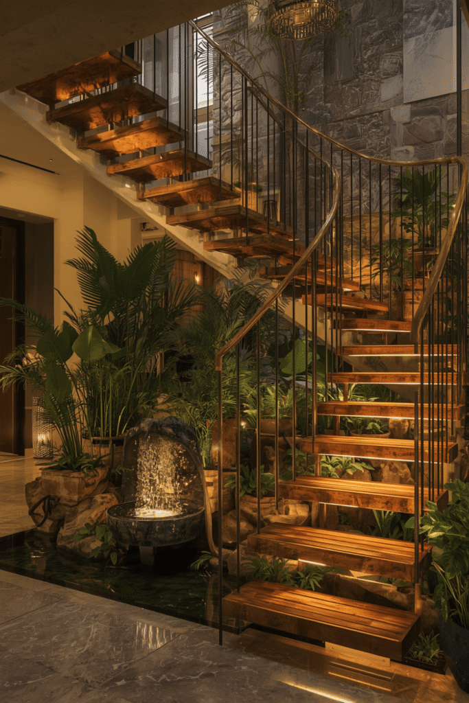 A Zen Gravel Garden With Water Feature