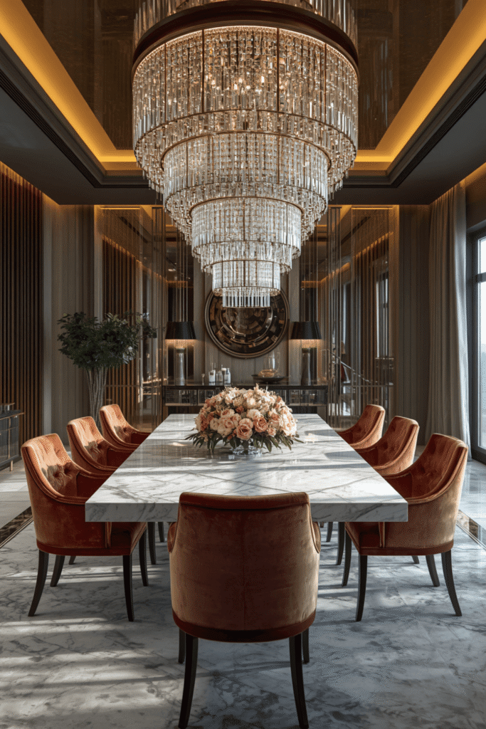 A clean-lined, minimalist table for a contemporary look