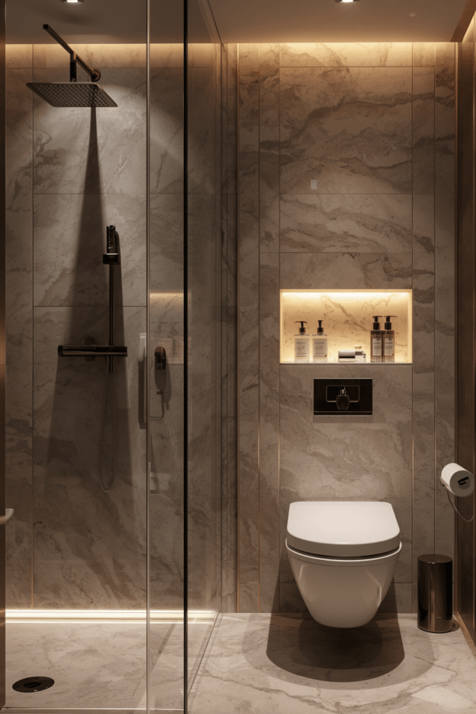 A heated towel rack or warmer