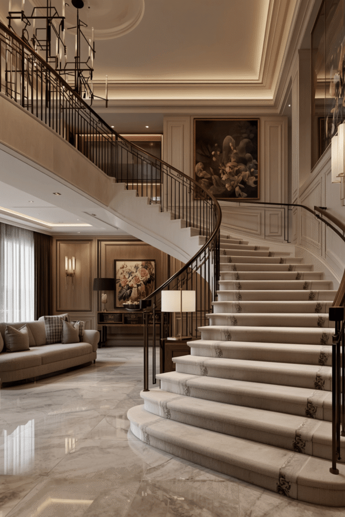 Choose Furniture with Curved Lines