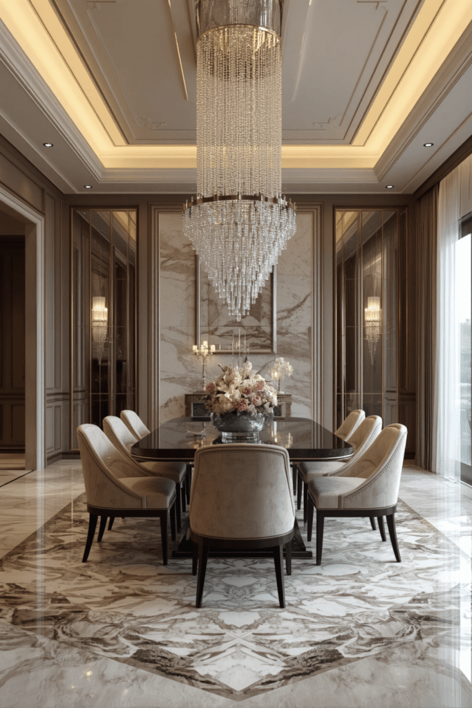 Floor-to-ceiling drapery