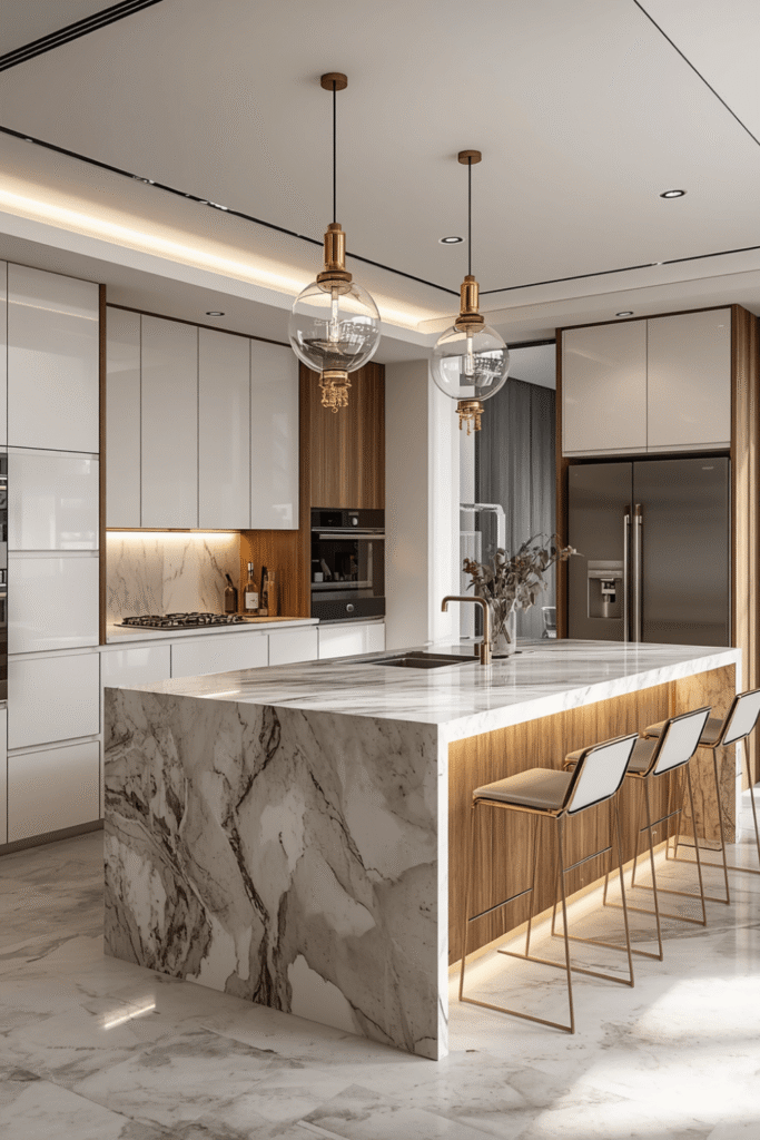 Kitchen Rugs Under Or Near The Island
