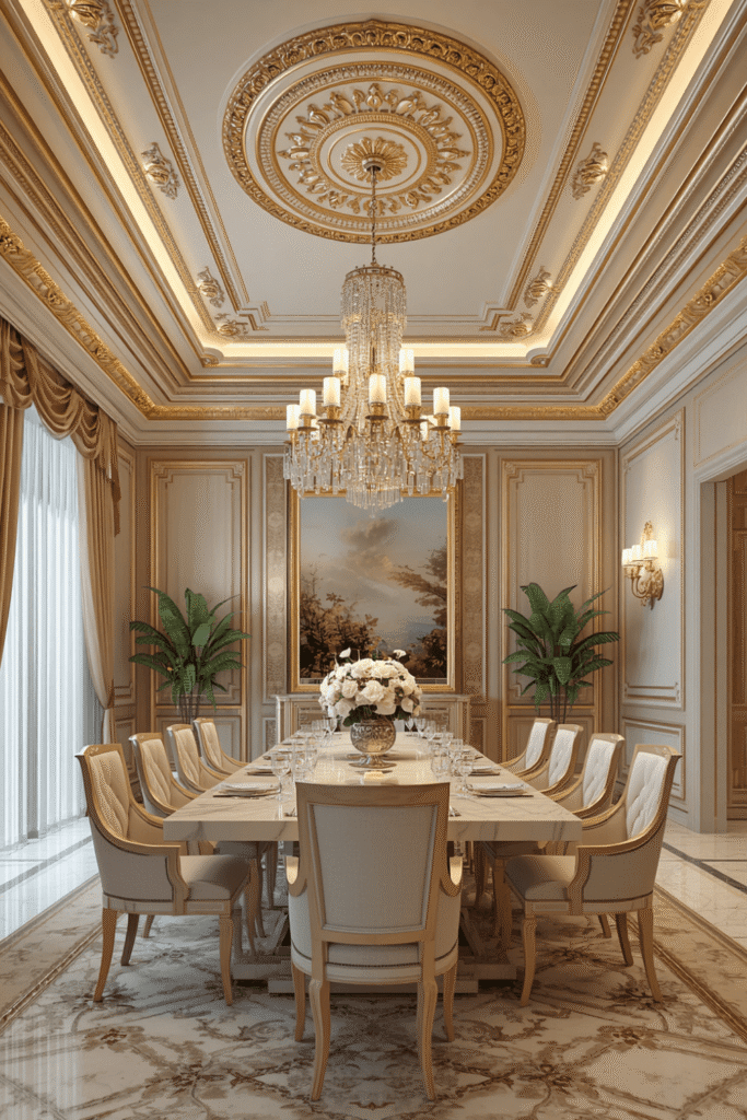 One strong piece of art as the room's focal point