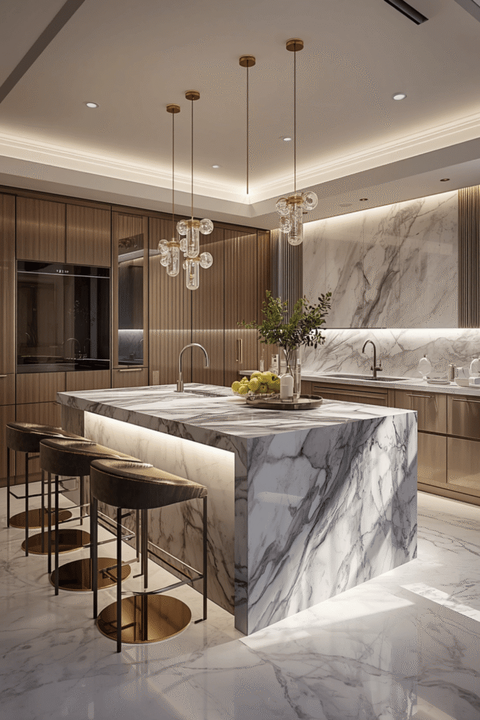 The Butler's Pantry and Kitchen Island