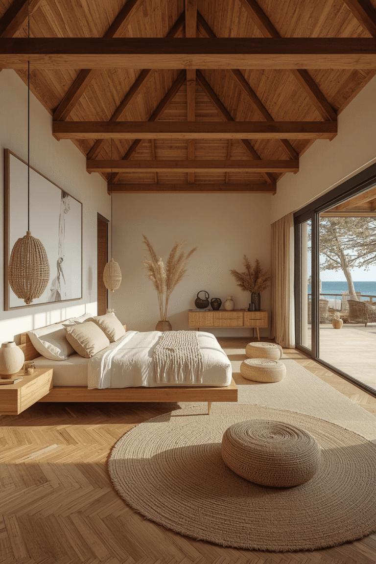 1. Choose one or two statement rustic pieces, not every piece