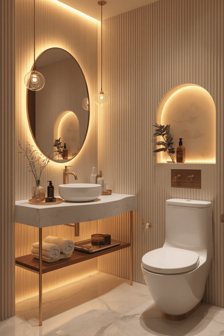1. Match your hardware finish across every single fixture