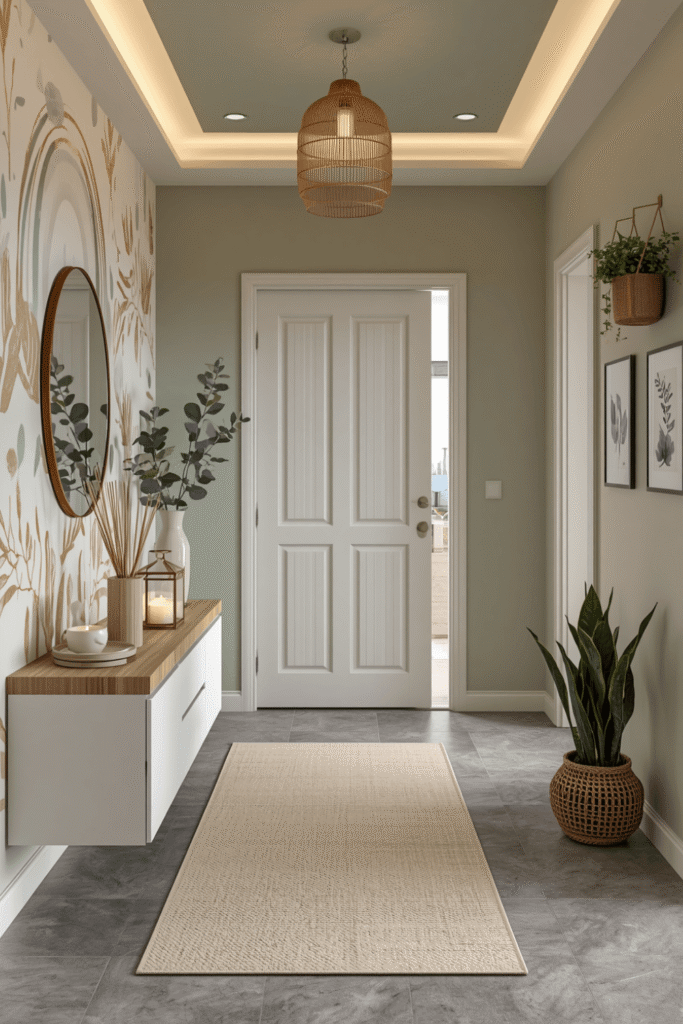 1. Plan your gallery wall with paper templates first