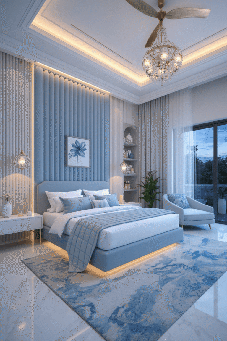 1. Test your blue in your actual room lighting