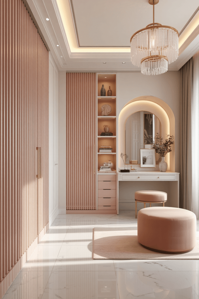 3. Add texture through the door design itself, not just color