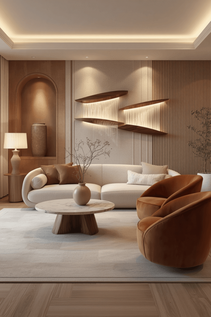 4. Choose low-profile furniture with clean, simple lines