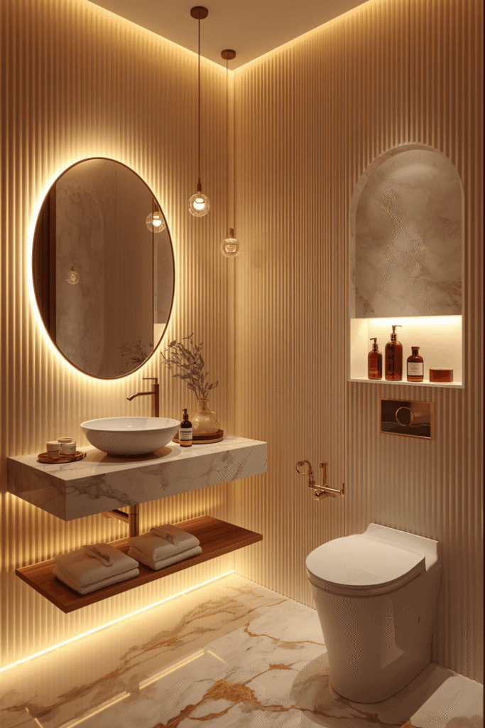 4. Choose one accent material and use it with restraint