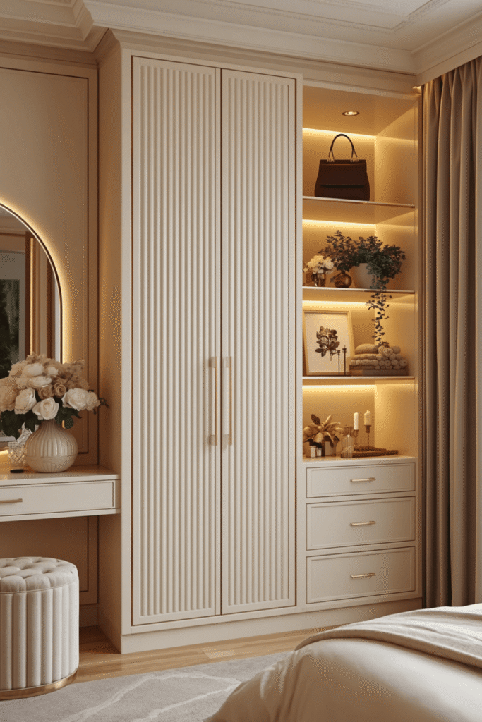 5. Add pull-out drawers instead of just open shelves for small items