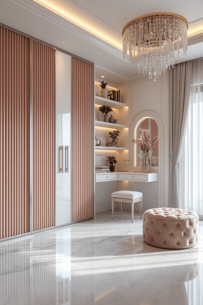 5. Balance the pink with plenty of neutral surrounding elements