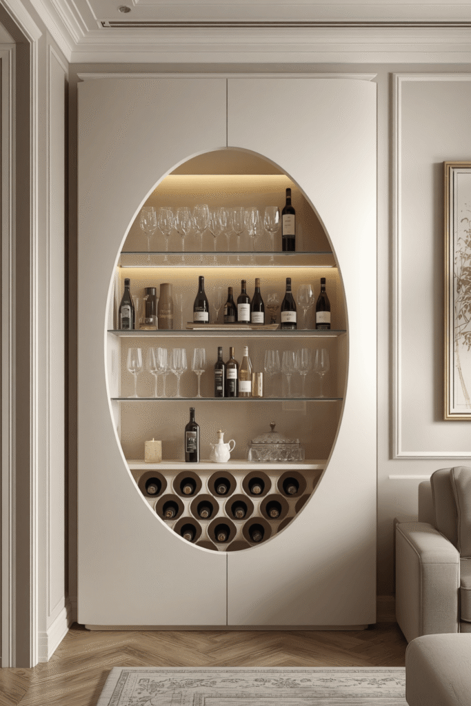 Countertop Wine Rack for Small Kitchens