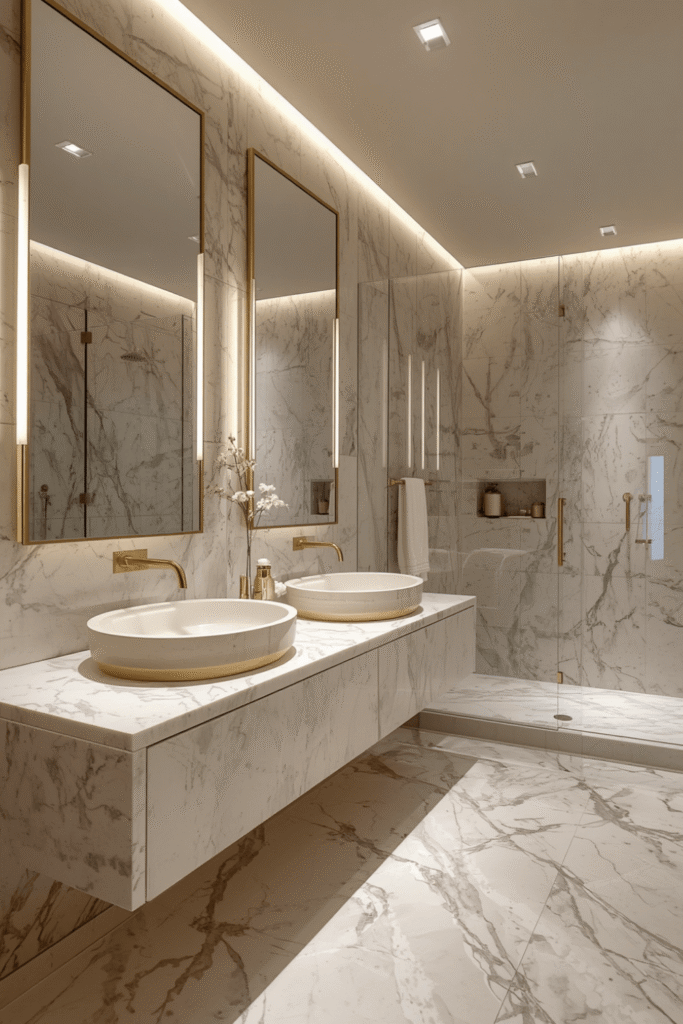 Elegant Bathroom Decor Through Textiles