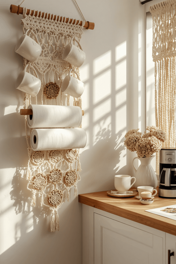 Hanging Crochet Egg Basket