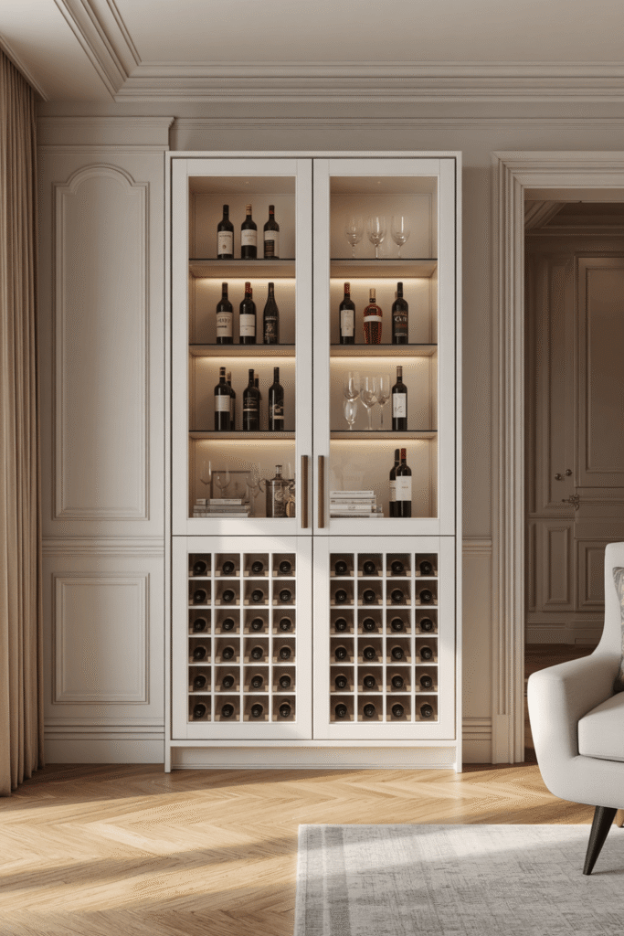 Under Stair Wine Storage