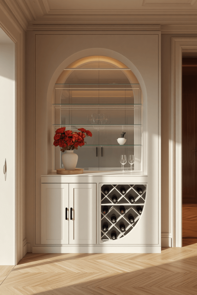 Wall Mounted Metal Wine Rack