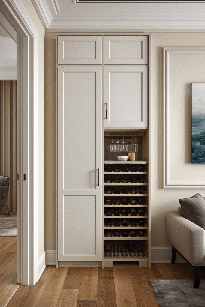 Wine and Cheese Display Cabinet