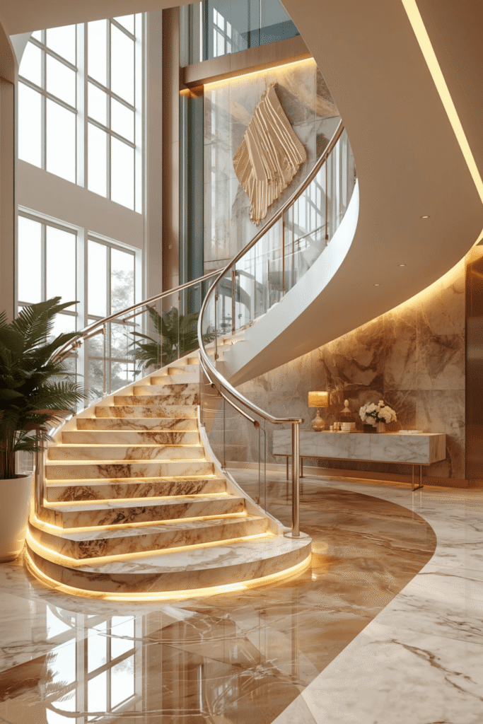 2. Contemporary Staircase Ideas