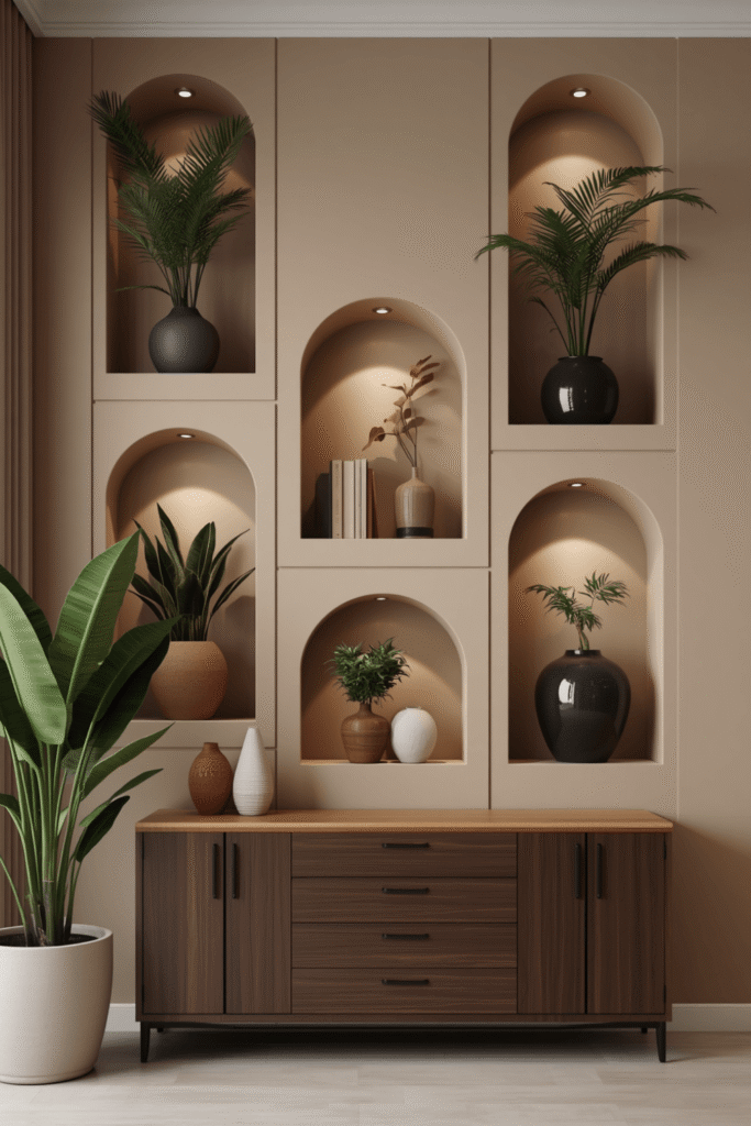 2. Wall Niche Design Ideas