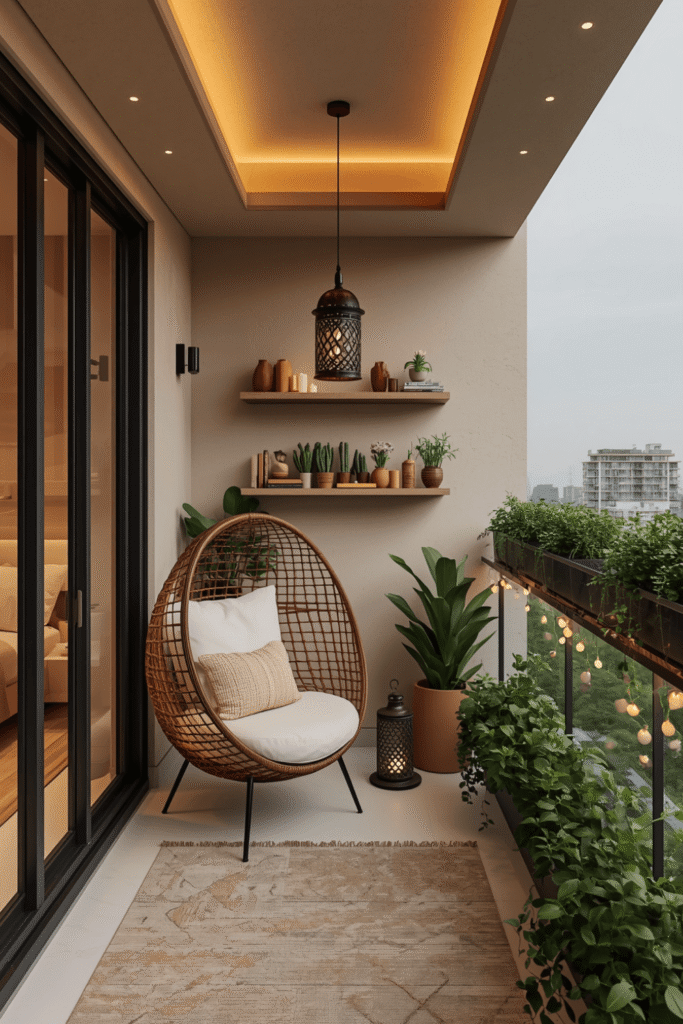 6. Balcony Seating Ideas