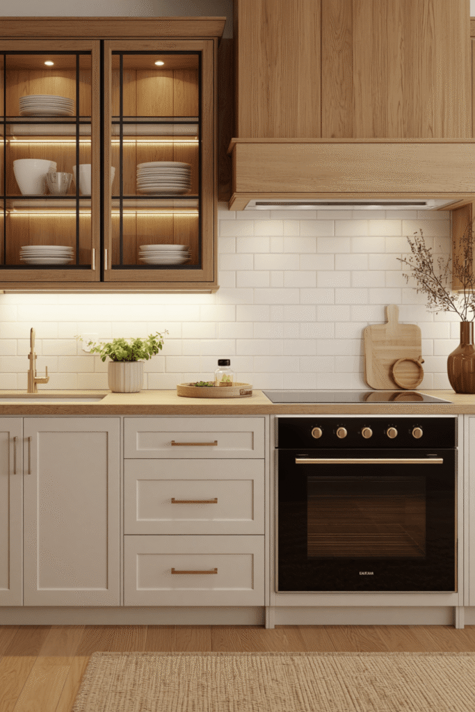 6. Contemporary Single Wall Kitchen