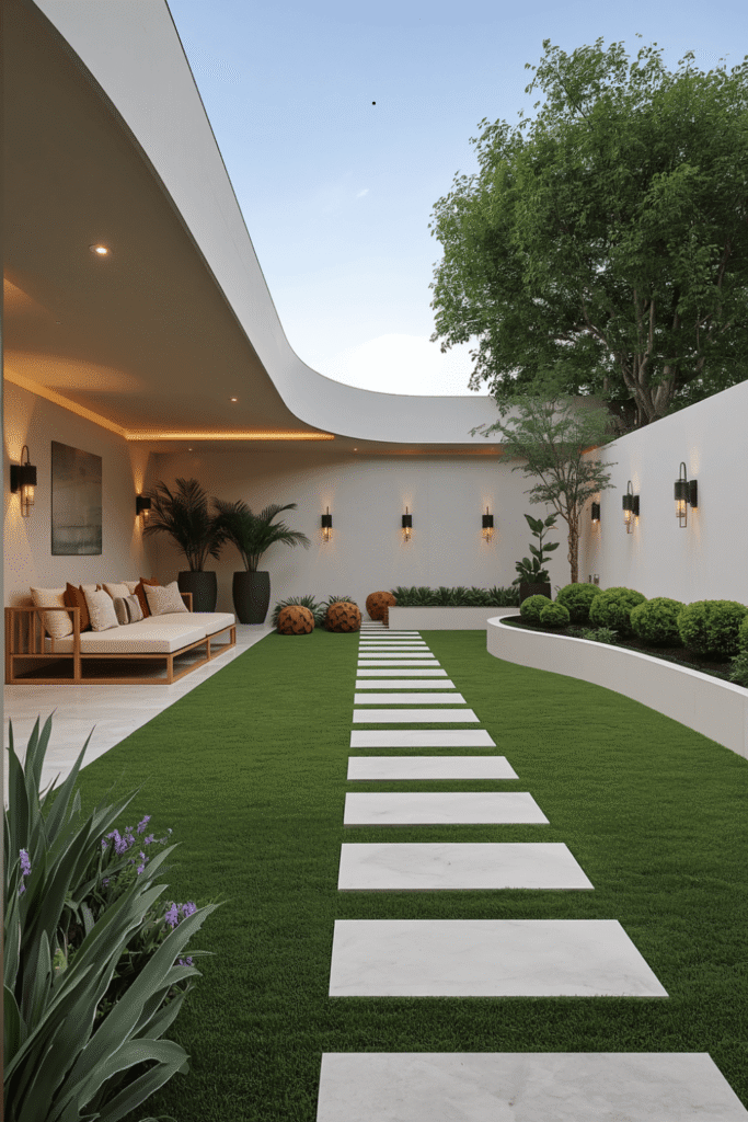 7. Modern Front Walkway Style