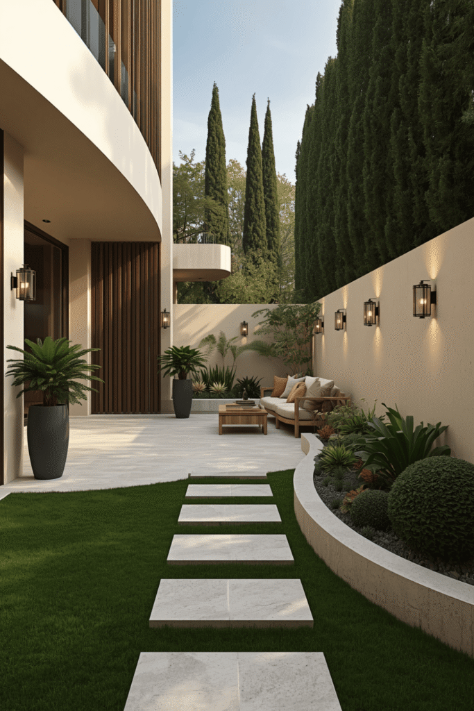 8. Modern Front Yard Landscaping
