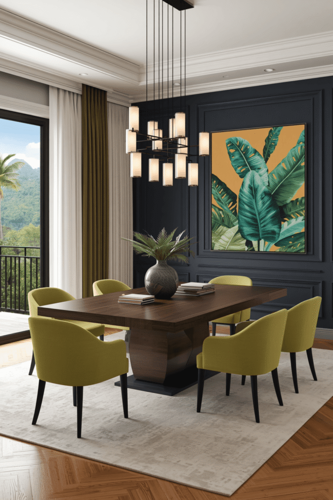 1. Green Dining Room Ideas