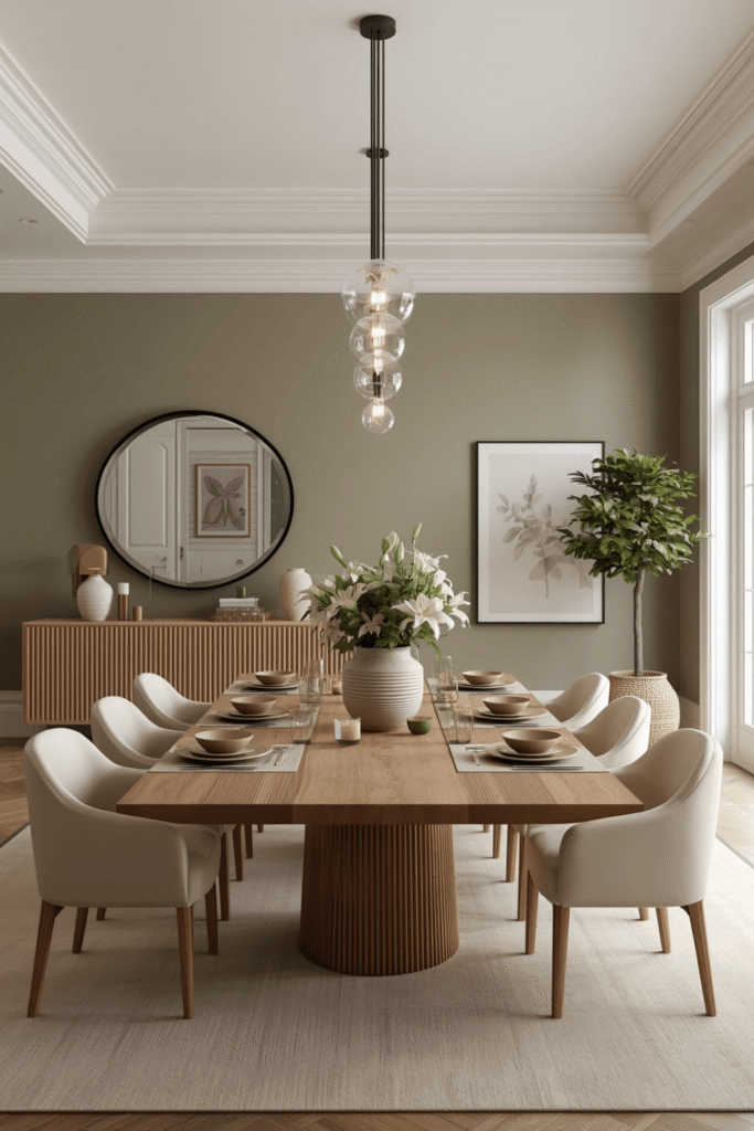 1. Olive Green Wall Decor
