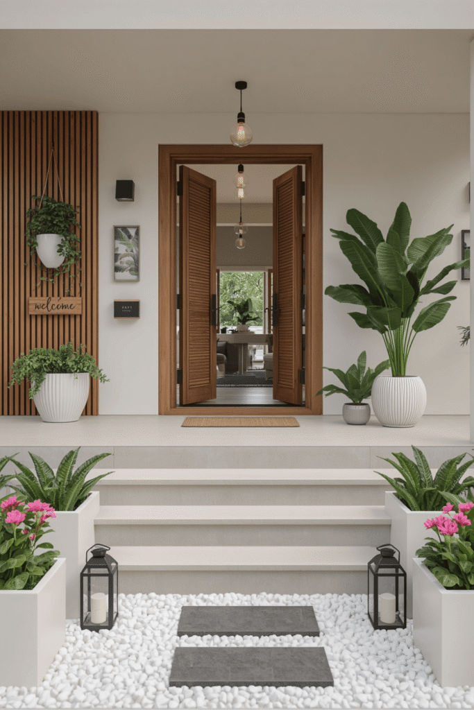 2. Wood Slat Wall