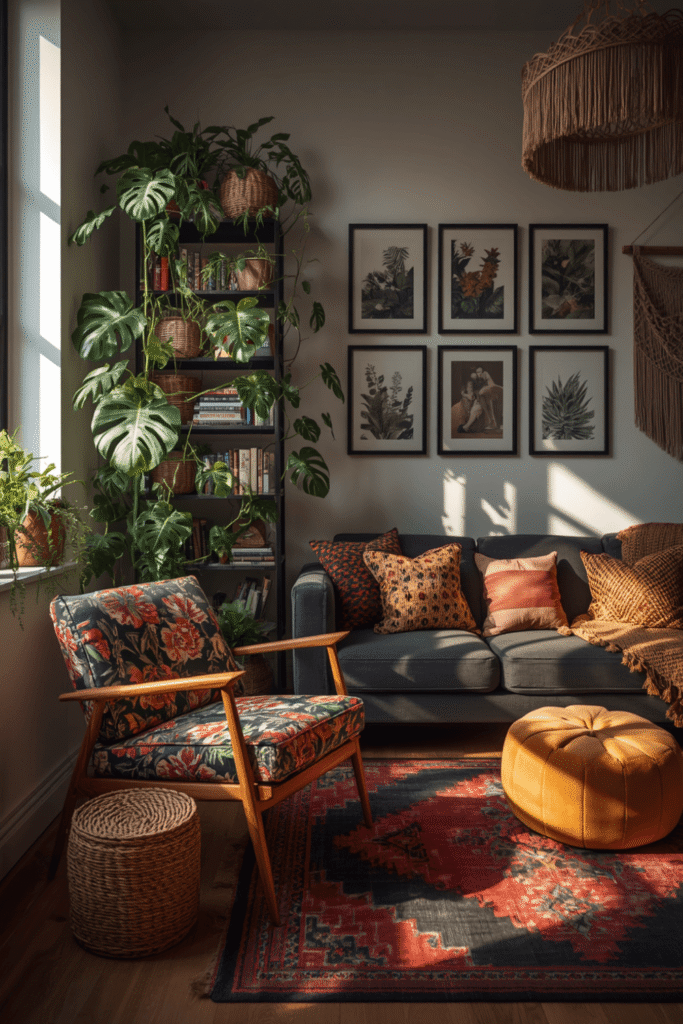 4. Boho Maximalist Decor