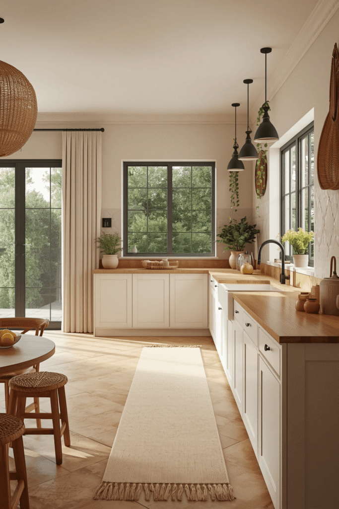 4. Natural Wood Kitchen