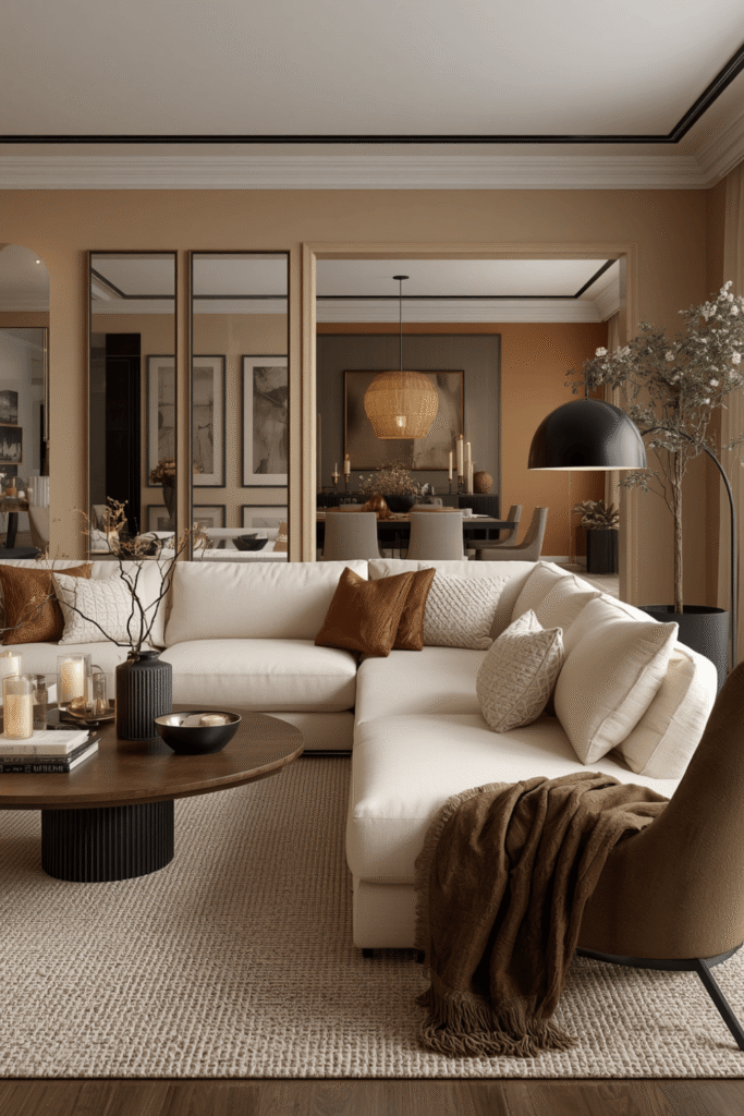 5. Cream Sofa Living Room