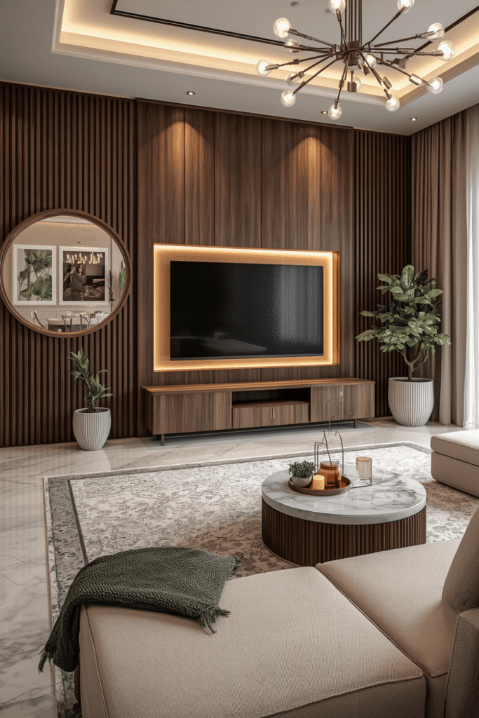 5. Luxury TV Unit Ideas