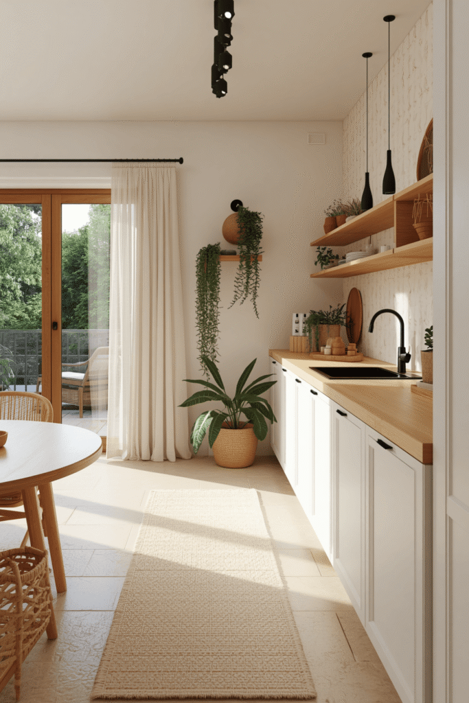 5. Wood Countertop Kitchen