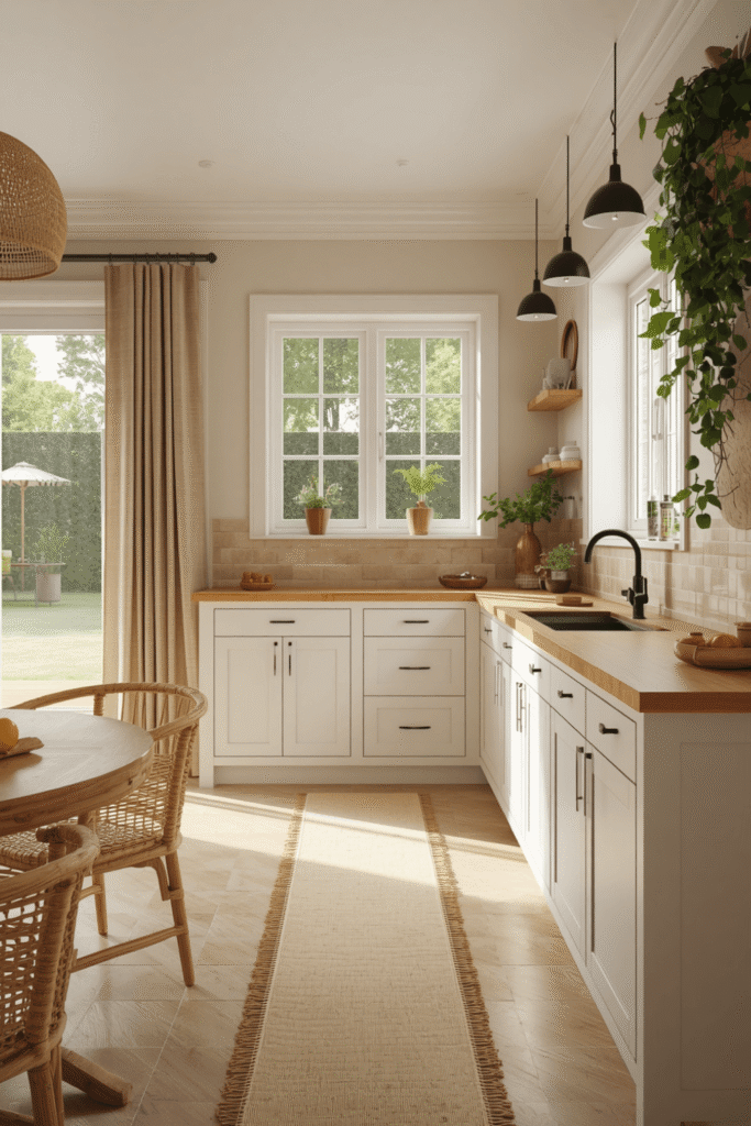 7. Cozy Farmhouse Kitchen