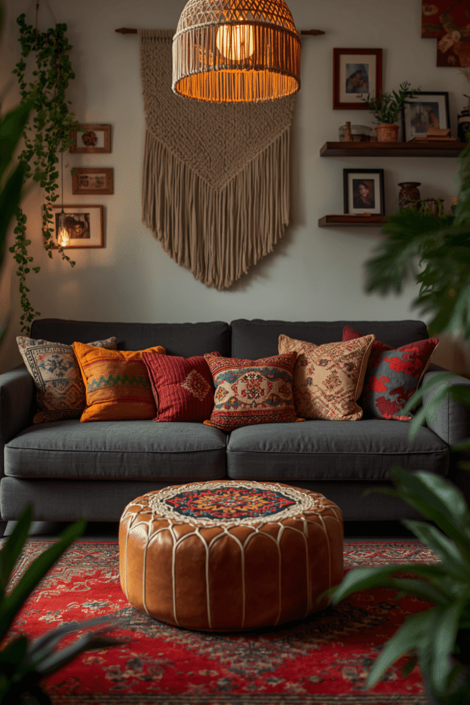 7. Mustard Velvet Ottoman Ideas